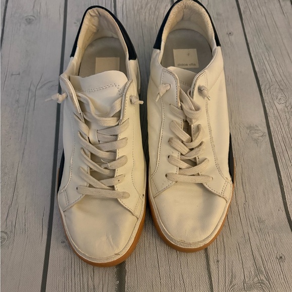 Dolce Vita White, Black, and Silver Sneakers - Picture 2 of 5